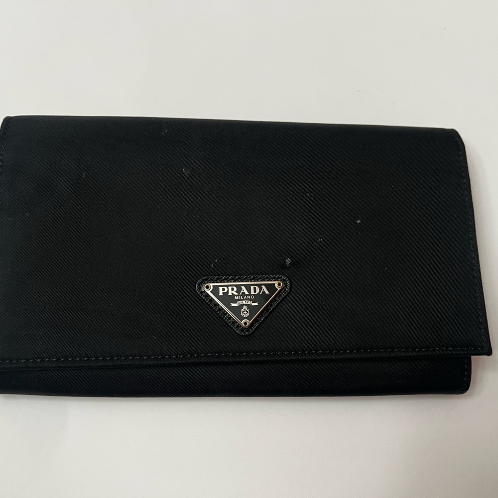 Prada Black Leather Wallet